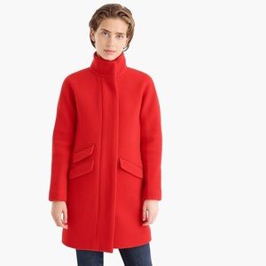 Jcrew Cocoon coat stadium wool